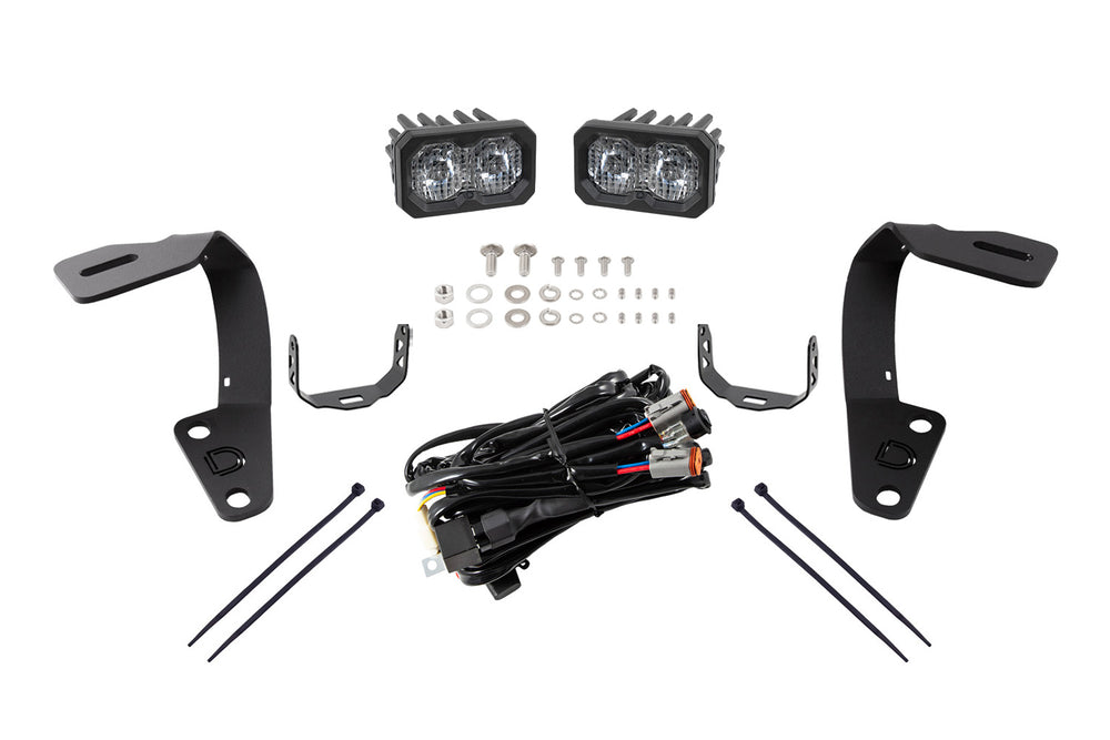 Diode Dynamics C2 2.0 Led Ditch Light Kit For 2010 2024 Toyota 4 Runner Sport White Combo/Driving - DD6750