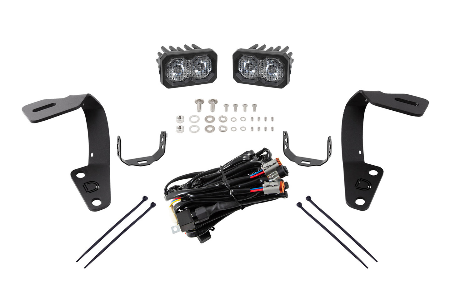 Diode Dynamics C2 2.0 Led Ditch Light Kit For 2010 2024 Toyota 4 Runner Sport White Combo/Driving - DD6750