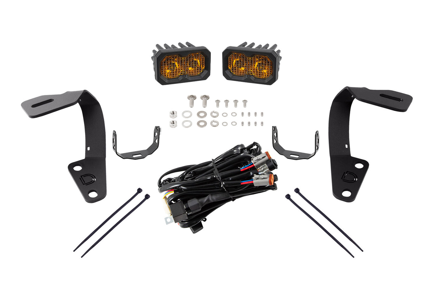 Diode Dynamics C2 2.0 Led Ditch Light Kit For 2010 2024 Toyota 4 Runner  Pro Yellow Combo - DD6753