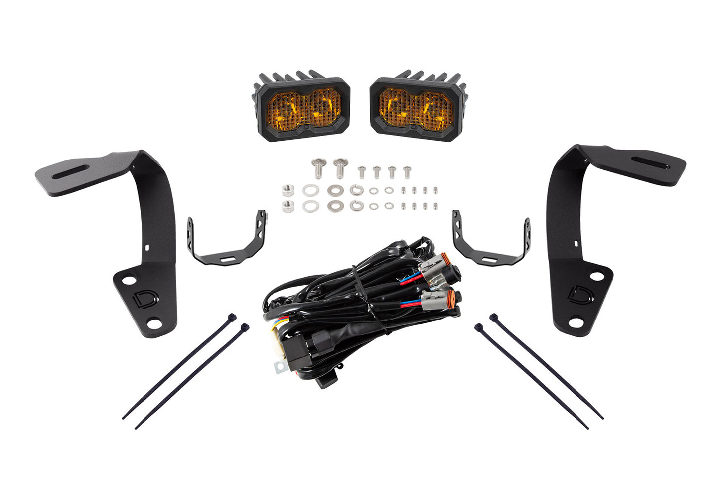 Diode Dynamics C2 2.0 Led Ditch Light Kit For 2010 2024 Toyota 4 Runner  Pro Yellow Combo - DD6753