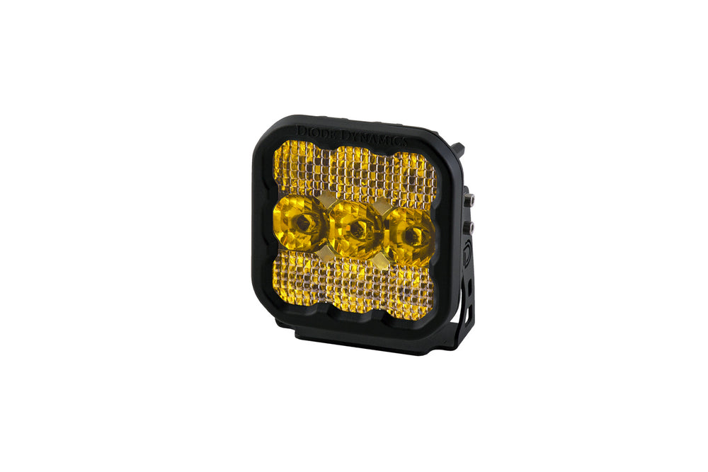 Diode Dynamics Ss5 Led Pod Pro Yellow Combo (Single) - DD6778S