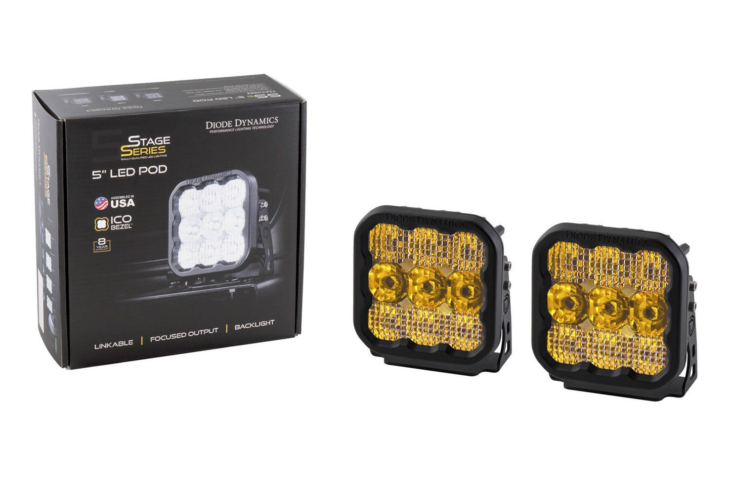 Diode Dynamics SS5 5” LED Pods (Pair) | Stage Series