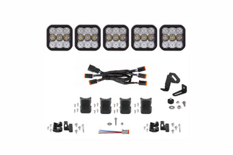compare product Diode Dynamics Ss5 Sport Universal Cross Link 5 Pod Lightbar White Combo - DD6796