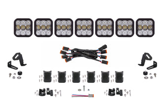compare product Diode Dynamics Ss5 Sport Universal Cross Link 7 Pod Lightbar White Combo - DD6800