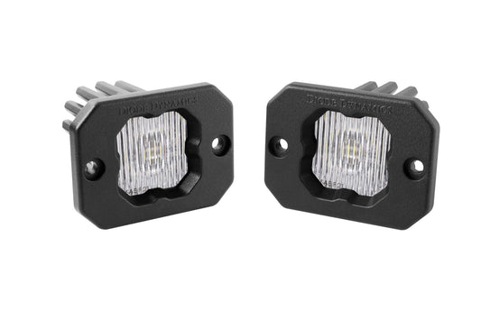 Diode Dynamics Ssc1 Led Pod White Sae Fog Flush Abl (Pair) - DD6850P
