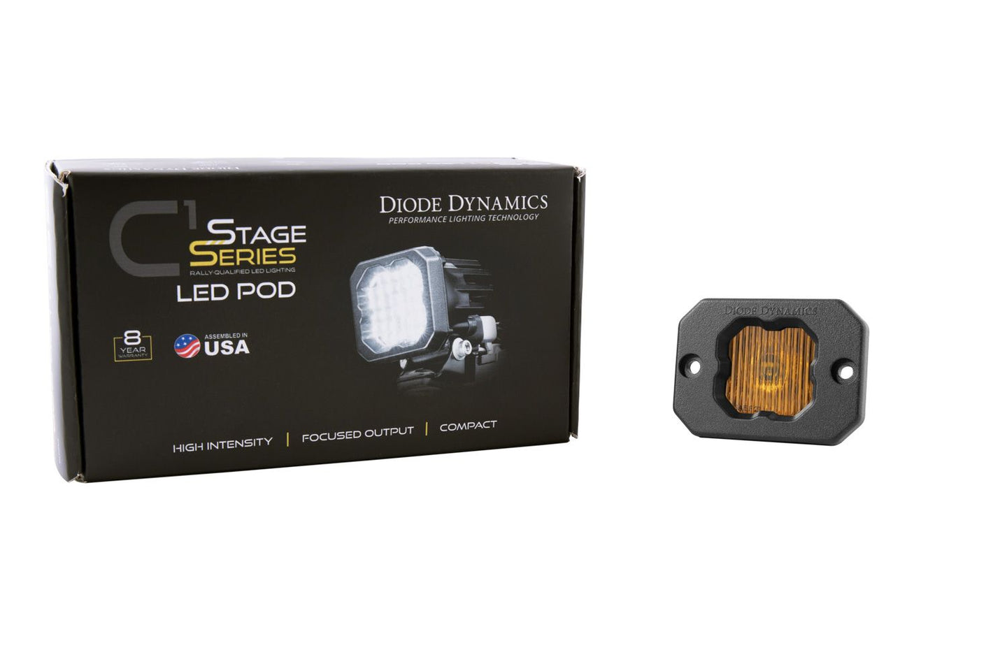 Diode Dynamics SSC1 SAE Fog Flush Mount LED Pod