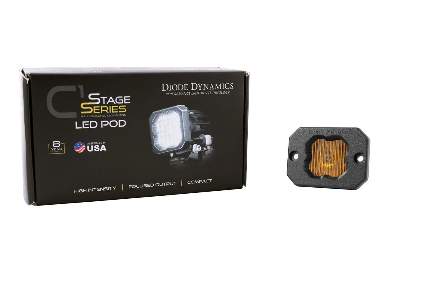 Diode Dynamics SSC1 SAE Fog Flush Mount LED Pod