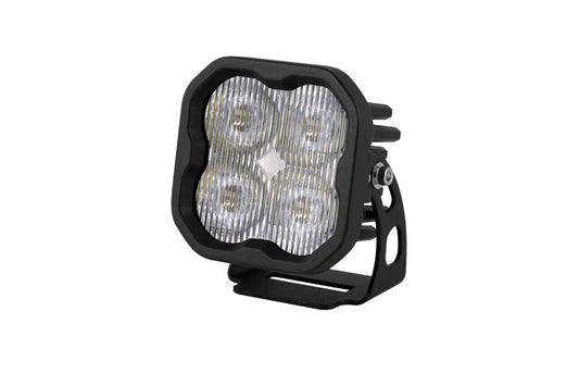 Diode Dynamics SS3 Dual-Color SAE LED Fog Light Pod with Amber Backlight – White & Yellow, Universal Mount (Single) - DD8932S
