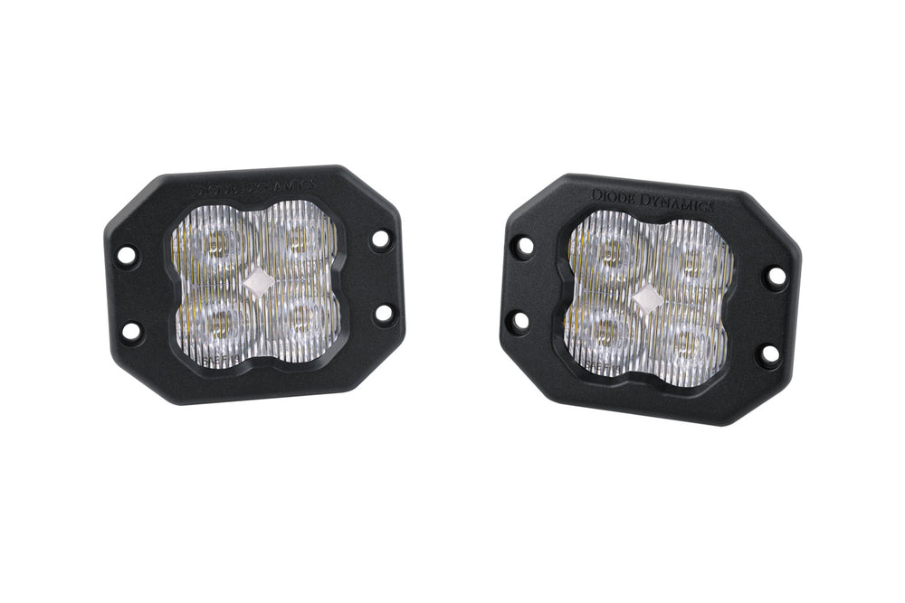 Diode Dynamics Ss3 Sport Abl White Sae Fog Flush (Pair) - DD6914P