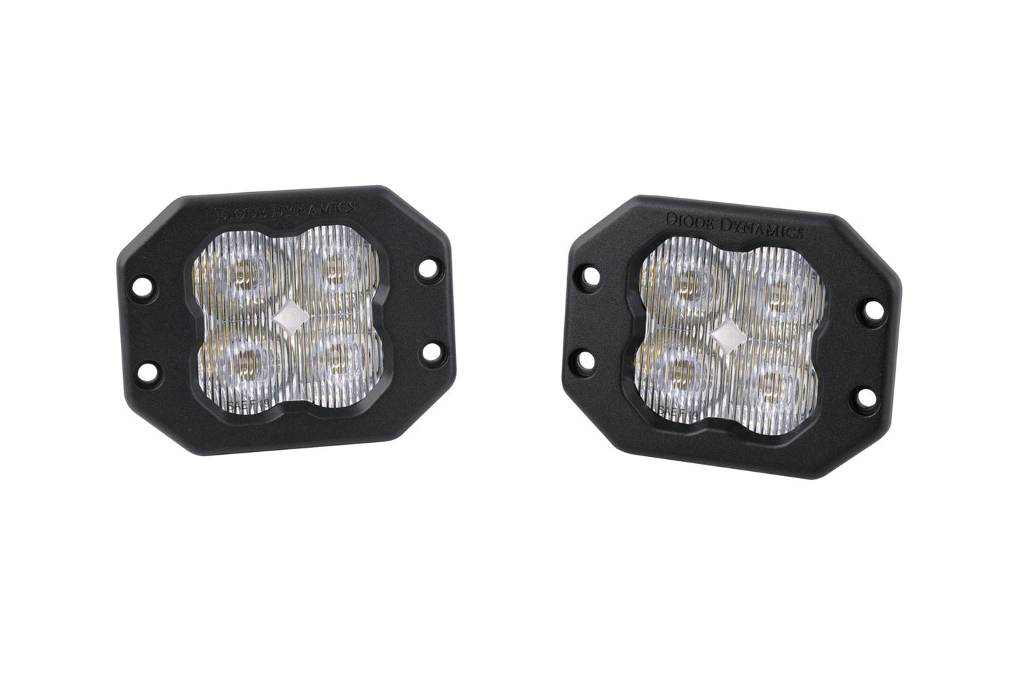 Diode Dynamics Ss3 Sport Abl White Sae Fog Flush (Pair) - DD6914P