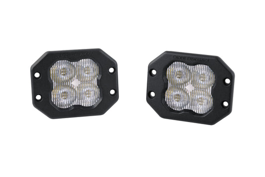 Diode Dynamics Ss3 Sport Abl White Sae Fog Flush (Pair) - DD6914P