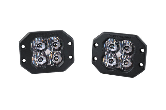 Diode Dynamics Ss3 Pro Abl White Sae Driving Flush (Pair) - DD6928P