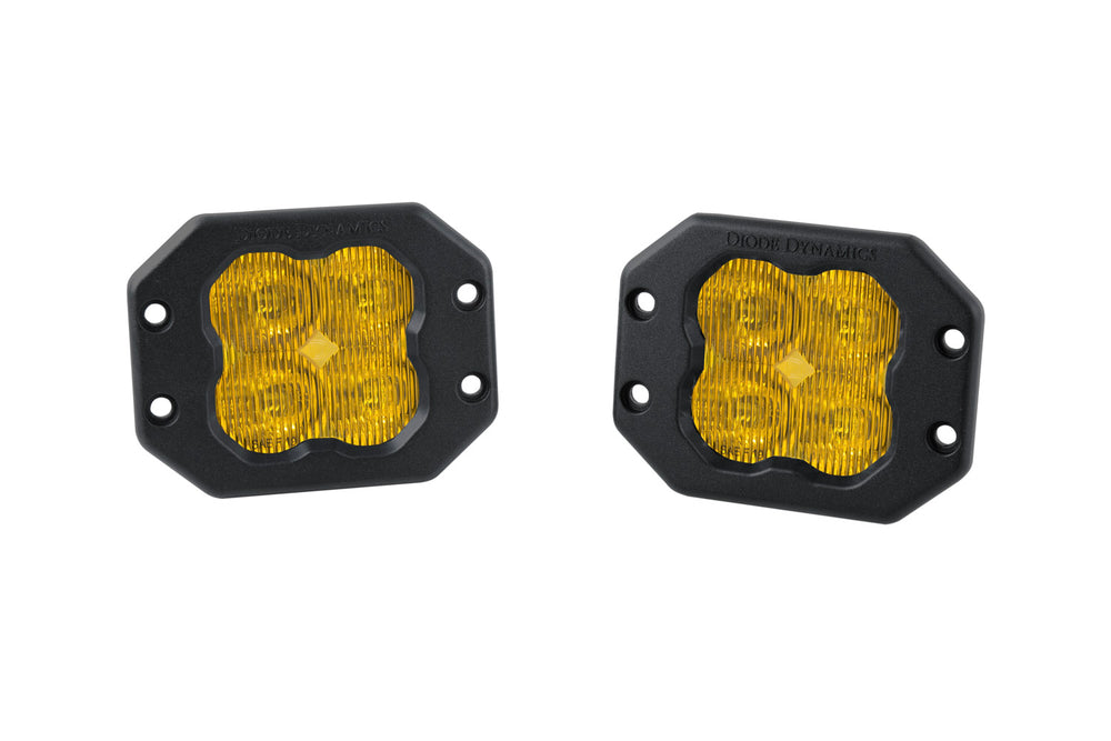 Diode Dynamics Ss3 Pro Abl Yellow Sae Fog Flush (Pair) - DD6940P