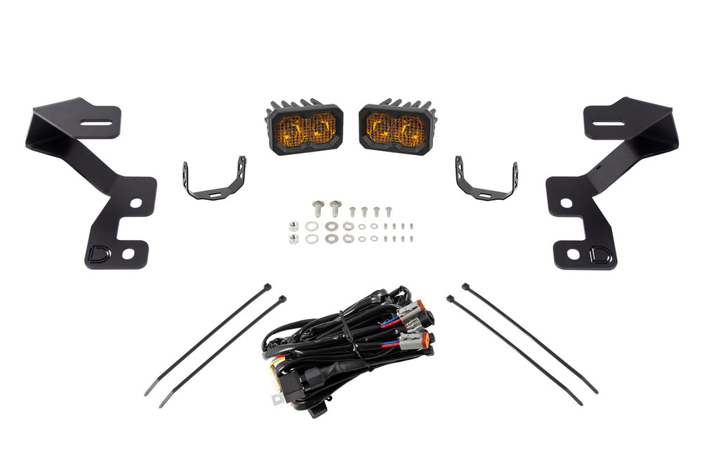 Diode Dynamics C2 2.0 Led Ditch Light Kit For 2021+ Ford Bronco Sport  Sport Yellow Combo - DD7143