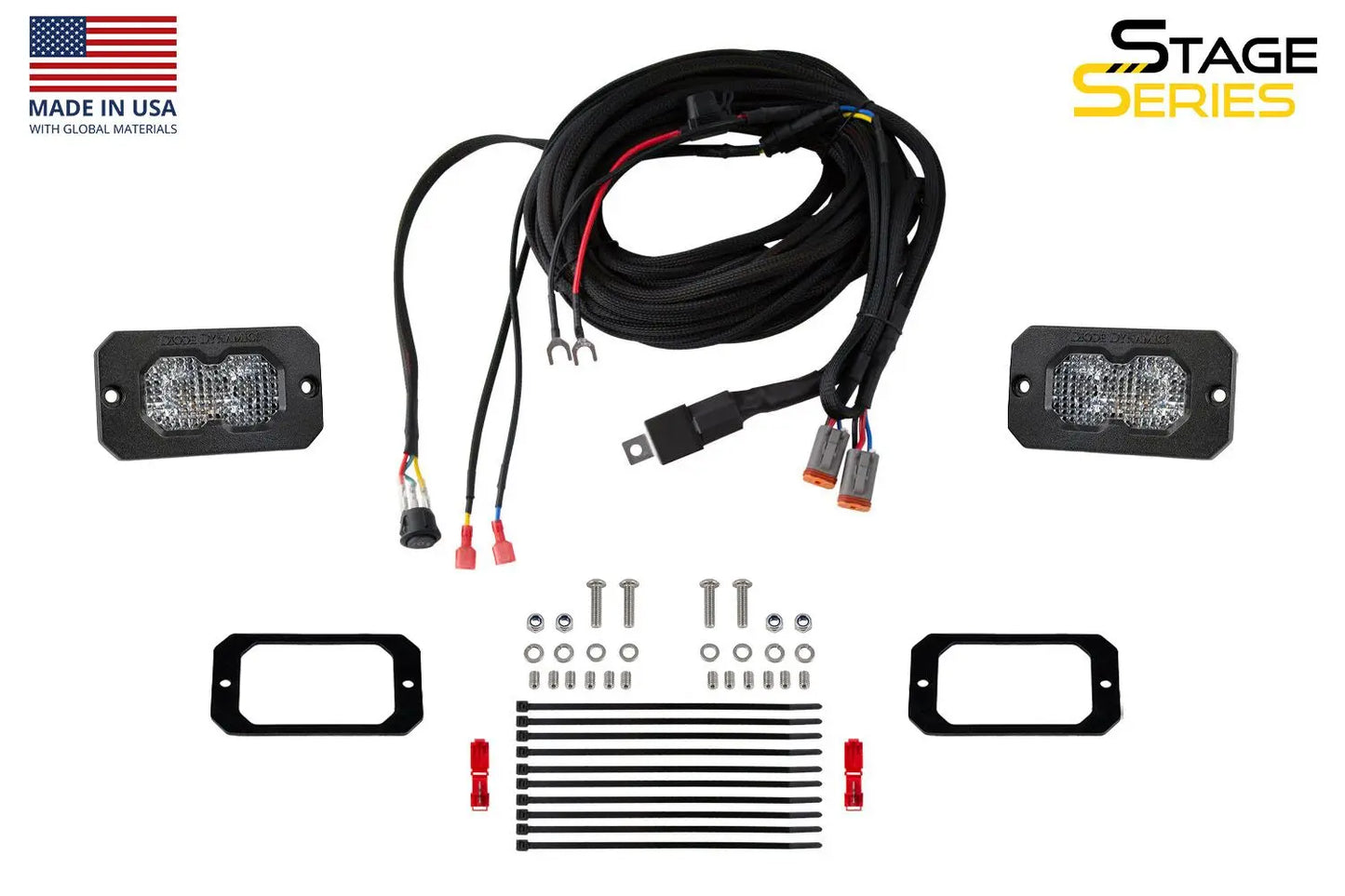 Diode Dynamics Stage Series Flush Mount Reverse Light Kit Diode Dynamics