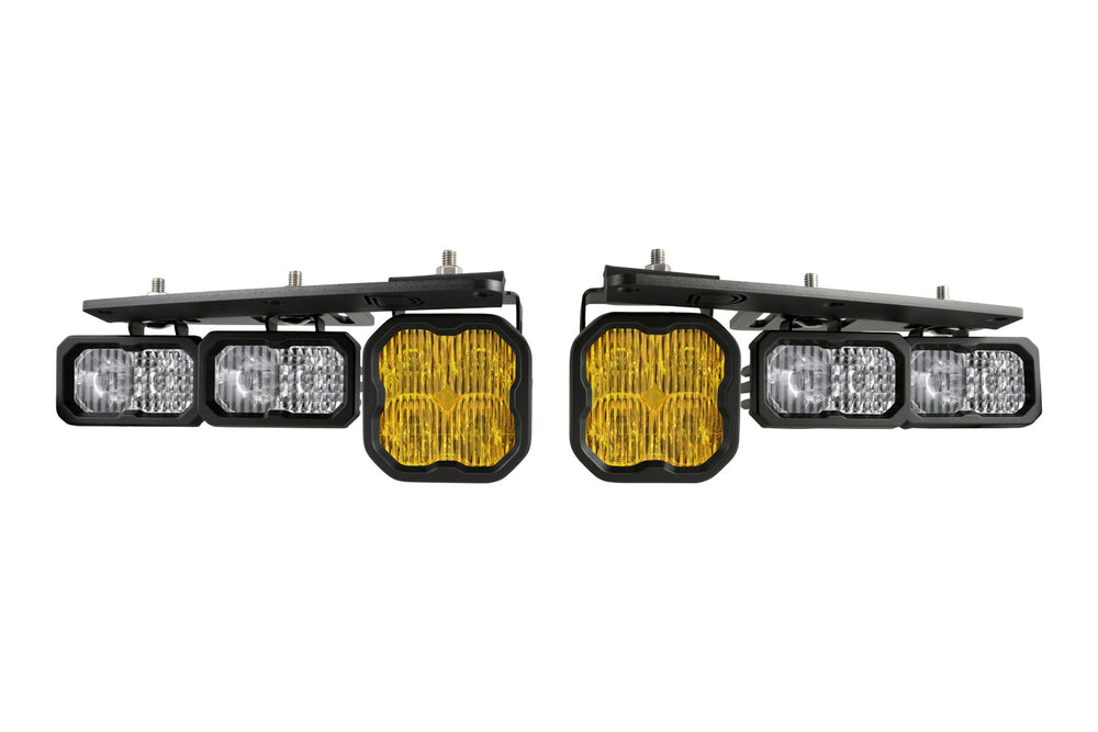 Diode Dynamics Stage Series Fog Pocket Kit For 2021+ Ford Bronco  Yellow Pro - DD7181