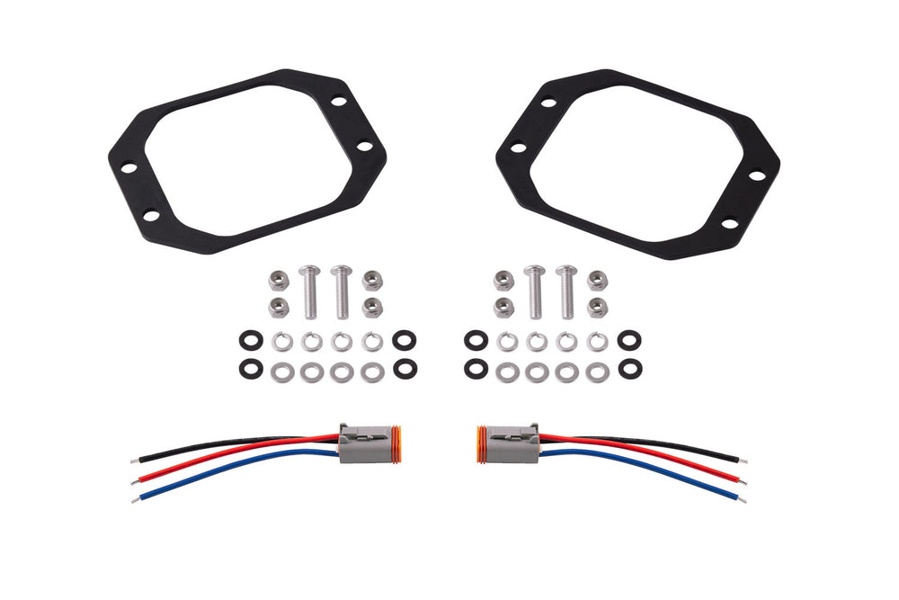 Diode Dynamics Ss3 Backlit Flush Mounting Kit (Pair) - DD7189P