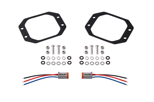 Diode Dynamics Ss3 Backlit Flush Mounting Kit (Pair) - DD7189P