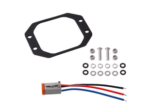 compare product Diode Dynamics Ss3 Backlit Flush Mounting Kit (Single) - DD7189S