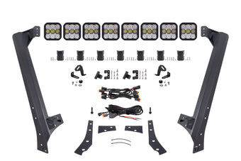 compare product Diode Dynamics Jeep Jk Ss5 Sport Cross Link Windshield White Combo Lightbar Kit - DD7224