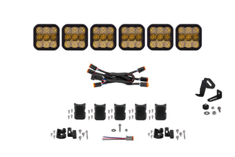 compare product Diode Dynamics Ss5 Pro Universal Cross Link 6 Pod Lightbar Yellow Combo - DD7245