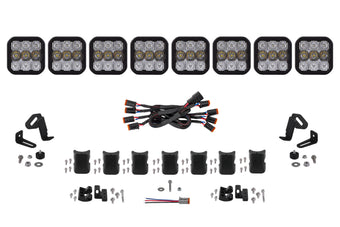 compare product Diode Dynamics Ss5 Pro Universal Cross Link 8 Pod Lightbar White Combo - DD7248