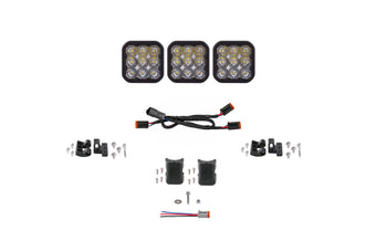 compare product Diode Dynamics Ss5 Pro Universal Cross Link 3 Pod Lightbar White Driving - DD7250