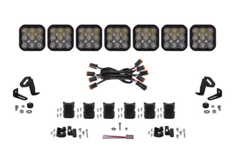 compare product Diode Dynamics Ss5 Pro Universal Cross Link 7 Pod Lightbar White Driving - DD7258