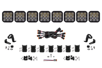 compare product Diode Dynamics Ss5 Pro Universal Cross Link 8 Pod Lightbar White Driving - DD7260