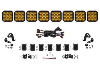 compare product Diode Dynamics Ss5 Pro Universal Cross Link 8 Pod Lightbar Yellow Driving - DD7261