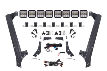 compare product Diode Dynamics Jeep Jk Ss5 Pro Cross Link Windshield White Combo Lightbar Kit - DD7266