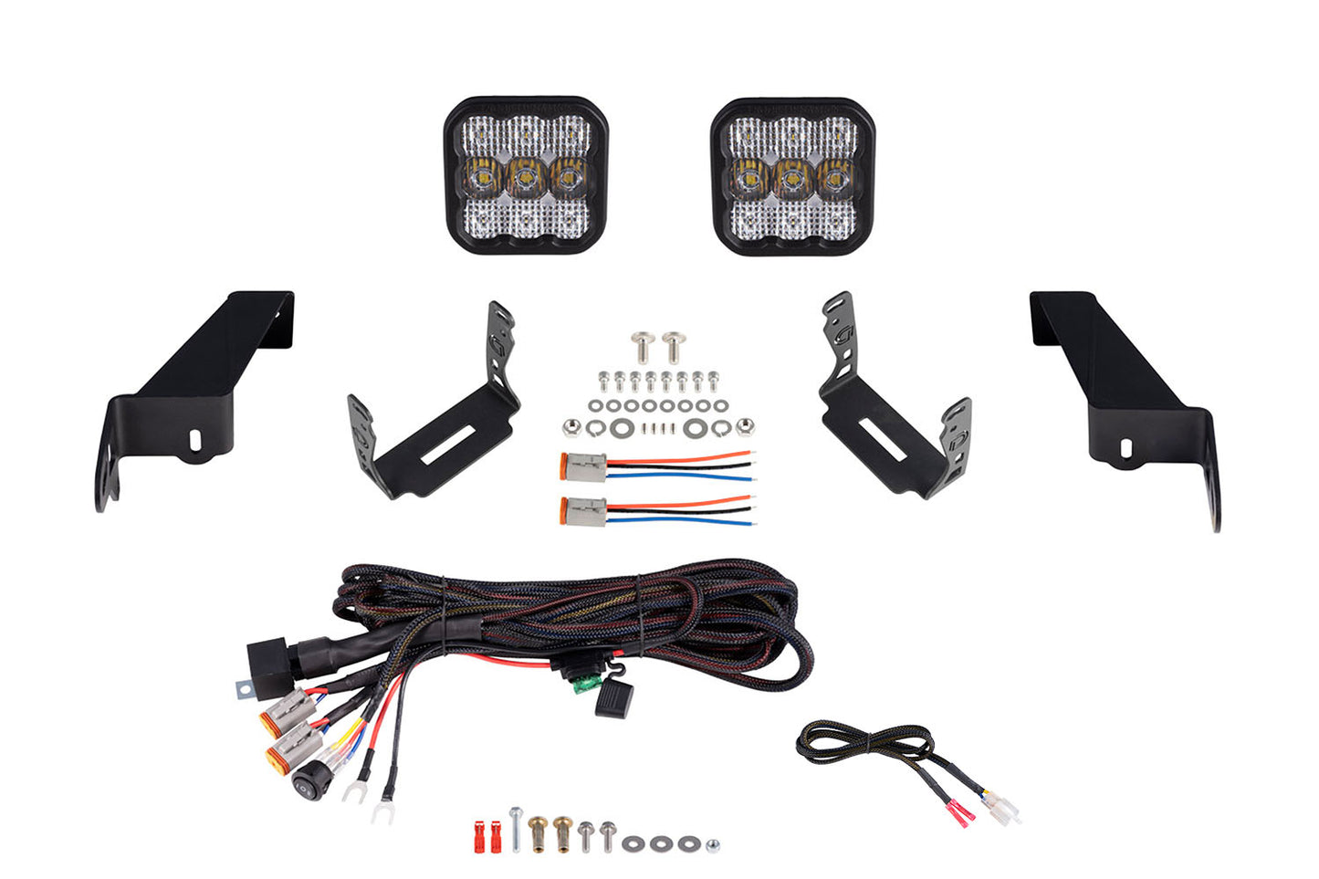 Diode Dynamics Jeep Jl Ss5 Cross Link Bumper Lightbar Kit  Pro Combo - DD7279
