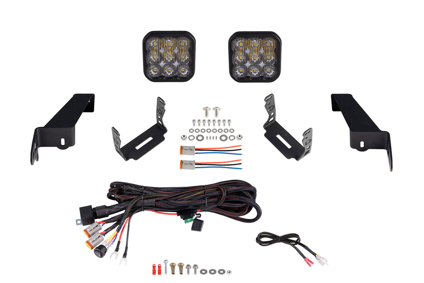 Diode Dynamics Jeep Jl Ss5 Cross Link Bumper Lightbar Kit  Sport Driving - DD7280