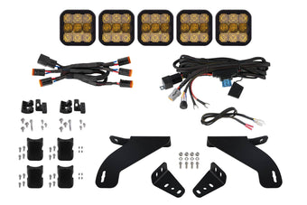 compare product Diode Dynamics Ss5 Grille Cross Link Lightbar Kit For 2021 2023 Ford F 150  Pro Yellow Combo - DD7322