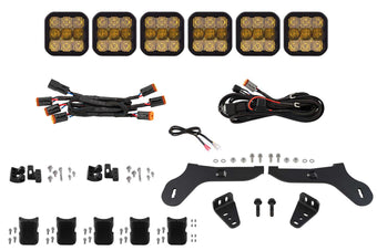 compare product Diode Dynamics Ss5 Grille Cross Link Lightbar Kit For 2017 2020 Ford Raptor  Sport Yellow Combo - DD7336