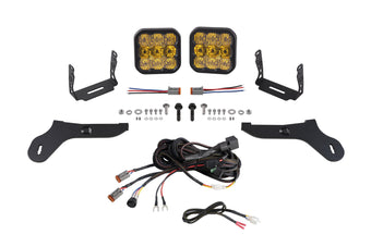 compare product Diode Dynamics Ss5 Bumper Led Pod Light Kit For 2017 2020 Ford Raptor  Sport Yellow Combo - DD7345