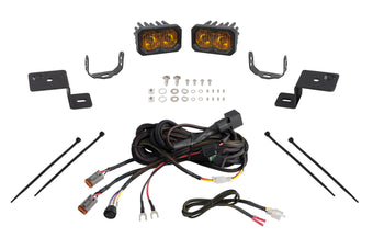 compare product Diode Dynamics Stage Series Backlit Ditch Light Kit For 2021 2025 Ford F 150  C2 2.0 Pro Yellow Combo - DD7368