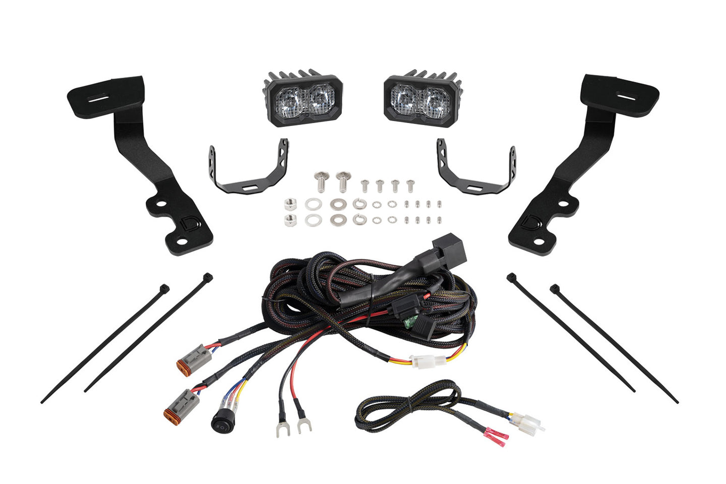Diode Dynamics Stage Series Ditch Light Kit For 2022+ Toyota Tundra C2 2.0 Sport White Combo/Driving - DD7389