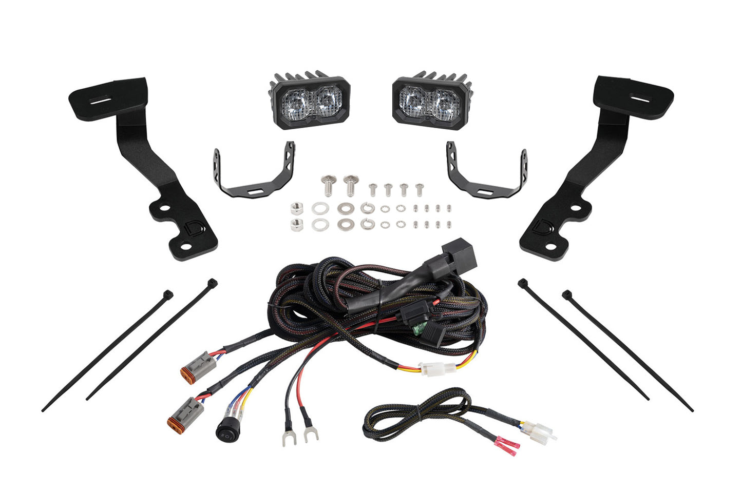 Diode Dynamics Stage Series Ditch Light Kit For 2022+ Toyota Tundra C2 2.0 Pro White Combo/Driving - DD7391