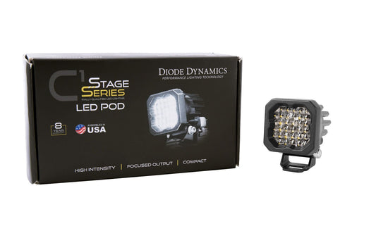 Diode Dynamics C1R White Flood LED Pod – Single | DD7423S