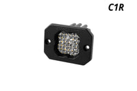 Diode Dynamics Stage Series C1 R White Flood Flush Mount Led Pod (One) - DD7427S