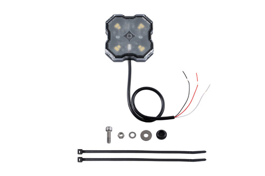 Diode Dynamics Stage Series Single Color Led Rock Light  White Diffused Bare Wire (One) - DD7429