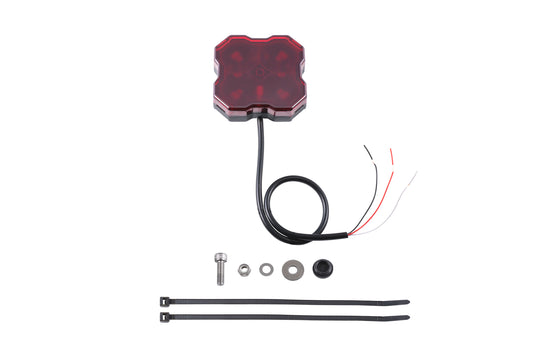 Diode Dynamics Stage Series Single Color Led Rock Light  Red Bare Wire (One) - DD7431