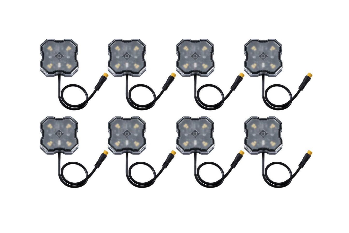 Diode Dynamics Stage Series SXS Rock Light Installer Kit – 8-Pack