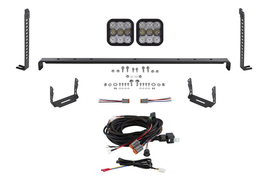 Diode Dynamics Ss5 Stealth Grille Led 2 Pod Kit For 2014 2024 Toyota 4 Runner  Sport White Combo - DD7534