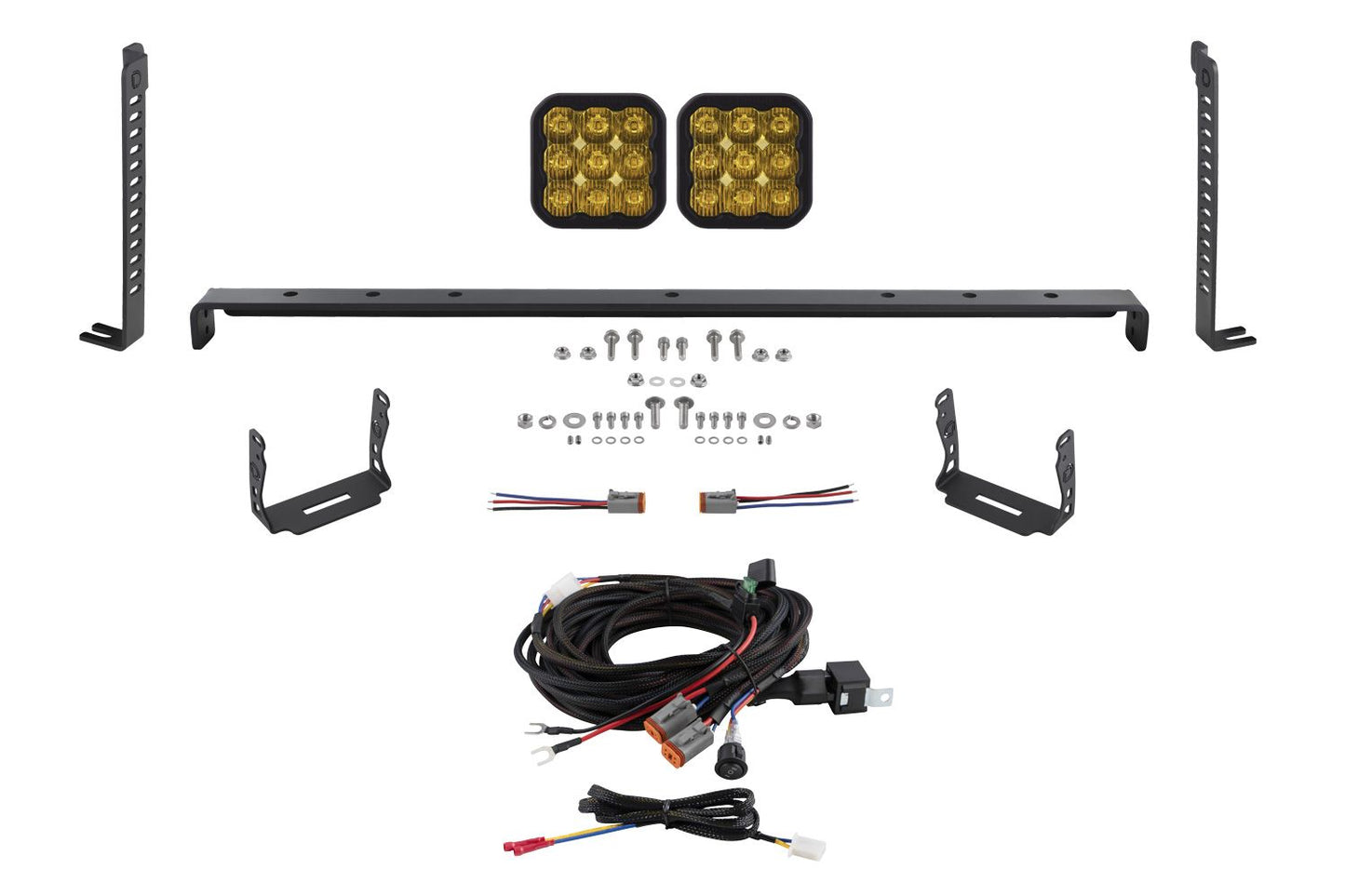 Diode Dynamics SS5 Stealth Grille LED Pod Kit for 2014-2024 Toyota 4Runner