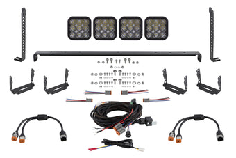 compare product Diode Dynamics Ss5 Stealth Grille Led 4 Pod Kit For 2014 2024 Toyota 4 Runner  Sport White Driving - DD7546