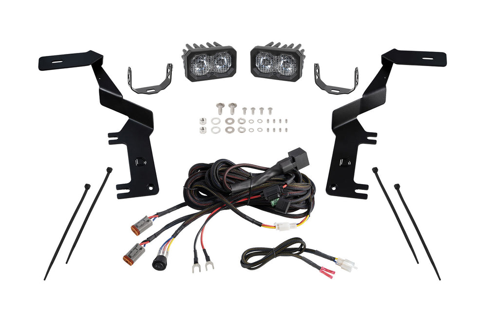 Diode Dynamics Stage Series Ditch Light Kit For 2017 2022 Ford Super Duty C2 2.0 Pro White Combo/Driving - DD7554