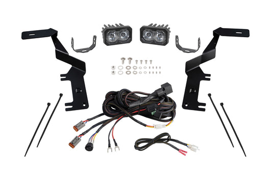 Diode Dynamics Stage Series Ditch Light Kit For 2017 2022 Ford Super Duty C2 2.0 Pro White Combo/Driving - DD7554