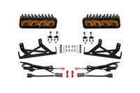 Diode Dynamics F250 2021 Fog Ss6 Sport Led Kit Yellow - DD8847